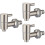3Stk Weinfass Ventil Metall Silber Robust Und Zu Installieren 6