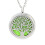 2Stk Essential Oil Halskette Baum Locket Diffuser Schmuck Bunt 1