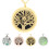 2Stk Essential Oil Halskette Baum Locket Diffuser Schmuck Bunt 10