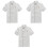 3Stk Kurzarm Chefjacke Weiß Für Hotel 7