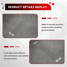 Snare Wire Snare Drum Wire Strings Straps Snare Drum Accessories 20 Strands Steel for Snare Drums Replacement Part 13In
