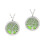 2Stk Essential Oil Halskette Baum Locket Diffuser Schmuck Bunt 4