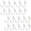24Pcs Pegboard Hooks J Shape Pegboard Hook Peg Board Tool Organizer Accessories, White 1