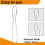 24 Pcs 7.3 Inch Metal Pattern Hooks Sewing Pattern Making Hanging Hanger 6