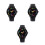 3Stk Kinder Quarz Armbanduhr Cartoon Strap 10