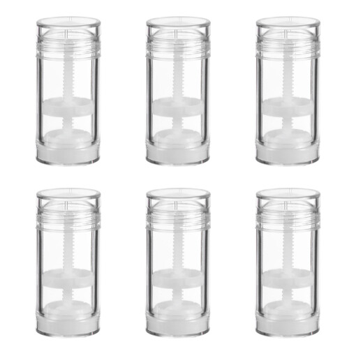 18Pièces Récipients Plastique Transparente Pour Déodorant Et