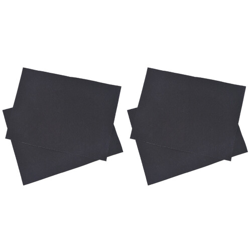 4Stk Selbsthaftender Thekenstoff Schwarz Weich Haltbar 1