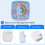 60-Minute Visual Timer with Night Light, Countdown Timer,Pomodoro Timer with Rainbow Pattern for Kids and Adults 5