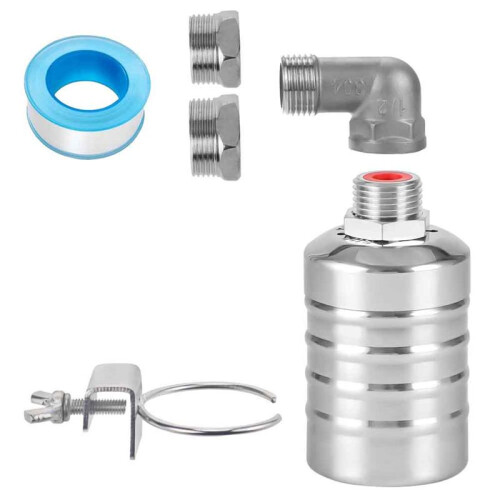 1/2Inch to 3/4Inch Water Float Valve,Stainless Steel Float Valve,Fully Automatic Water Level Controller Float Valve