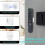 Magnetic Remote Control Holder Wall Mount, 4 Pair Remote Control Organizers Storage Self-Adhesive TV Remote White 1