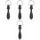 4Stk Mini Zigarre Puncher Tool Schwarz Mit Langlebigem Silikongriff 5