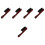 5Pièces Pour Table De Billard Avec Poils PVC Doux Multicolores 6