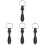 4Stk Mini Zigarre Puncher Tool Schwarz Mit Langlebigem Silikongriff 4