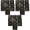 30Pièces Panneaux De Table Noir Réutilisables 5