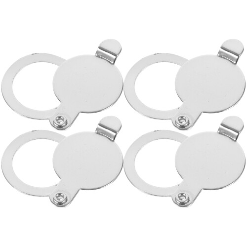 20Pièces Cache-Œil En Cuivre Argenté Durable Accessoire Porte
