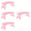 4Pièces Support Main Rose Pour Portable Et Stable Plastique 9
