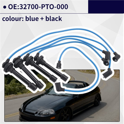 32700-PTO-000  Wire Set, High Performance Ignition Wire for   del  1992-2002 1