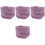 4Pièces Cache-Oreilles Violet Coton Élastique Anti-Bruit Chaud 5