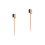 2Pièces Brosse Cosmétiques Sourcils Bambou Noir Polyvalente 6