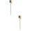 2Pièces Brosse Cosmétiques Sourcils Bambou Noir Polyvalente 9