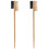 2Pièces Brosse Cosmétiques Sourcils Bambou Noir Polyvalente 4
