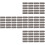 80Pièces Brosses En Carbone Pour Électrique Argentées Durables 7