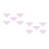 10Pièces Slips Jetables Coton Rose Pour Voyage Confortable 10