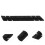 4Pièces Protège Chaine Silicone Noir Facile Pose Anticollision 7