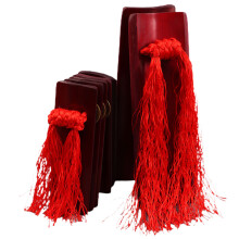 10Pièces Claquette Traditionnelle Chinoise Bambou Pour Enfants Marron
