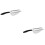 2Pièces Grattoir Litière Chat Acier Inoxydable Durable Argent 8
