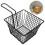 4Pcs Sturdy Black Fry Basket Mesh Container for Deep Frying 10