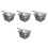 4Pcs Sturdy Black Fry Basket Mesh Container for Deep Frying 9