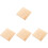 4Pièces Socle Bois Khaki Trous Pour Séchage Argile Durable 4
