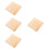 4Pièces Socle Bois Khaki Trous Pour Séchage Argile Durable 9
