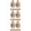 30Pièces Accessoires Collier Animaux En Couleur Or 9