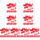 192Pièces Cônes Route Mini Plastique Assortis Enfants 3