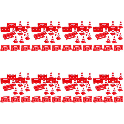 192Pièces Cônes Route Mini Plastique Assortis Enfants 1