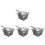 4Pcs Sturdy Black Fry Basket Mesh Container for Deep Frying 7
