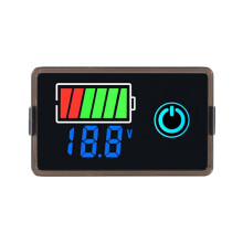 8-100V Digital Voltage Power Indicator for Lead-Acid Lithium Battery 12V/24V/36V/48V Two-Wire Anti Reverse  A