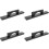 4Pièces Shuffleboard Table Accessoire Noir 7