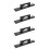 4Pièces Shuffleboard Table Accessoire Noir 9