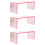 3Pièces Repose-Bras Rose Ergonomique Pour Salon De 10