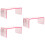 3Pièces Repose-Bras Rose Ergonomique Pour Salon De 9