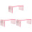 3Pièces Repose-Bras Rose Ergonomique Pour Salon De 4