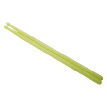 Tambores y Baquetas, Tambores de Nailon Luminosos para Principiantes, Baquetas Luminosas [Verde Claro]