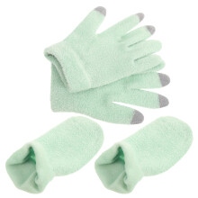 4Ensembles Nourrissants Mains Gel Hydratants Protection Vert