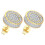 4Paires Boucles D'oreilles Métal Délicates Style Punk Coloré 1