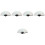 5Pièces Rave Portable En Bambou PVC Usage Et Fête 6