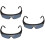 3Pièces Lunettes De Soudure Pièce Multicolores Protection 9