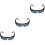 3Pièces Lunettes De Soudure Pièce Multicolores Protection 7